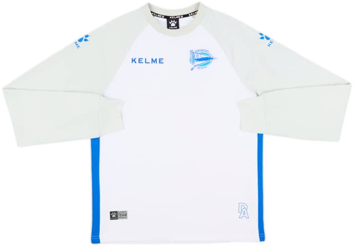2017-18 Deportivo Alaves Kelme Sweat Top - 8/10 - (S)