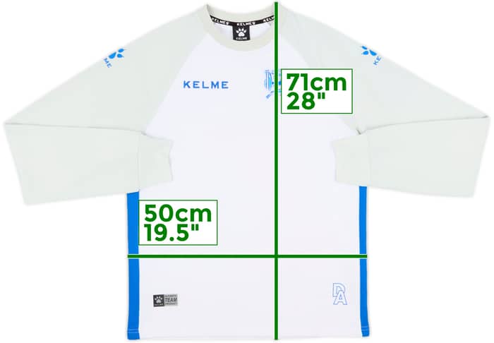 2017-18 Deportivo Alaves Kelme Sweat Top - 8/10 - (S)