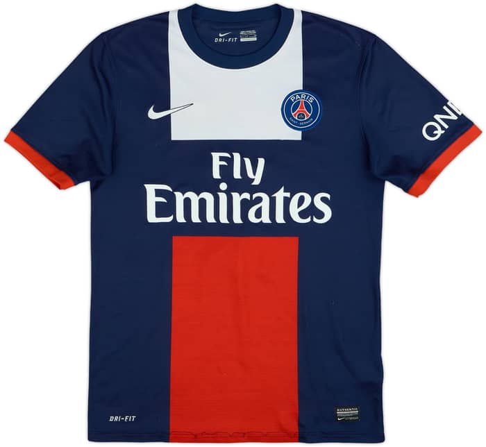 2013-14 Paris Saint-Germain Home Shirt T.Silva #2 - 5/10 - (S)