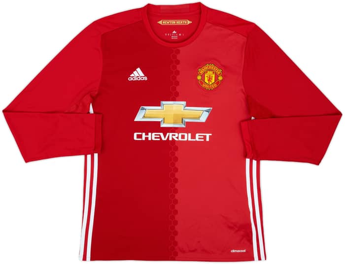 2016-17 Manchester United Home L/S Shirt Rooney #10 - 10/10 - (M)