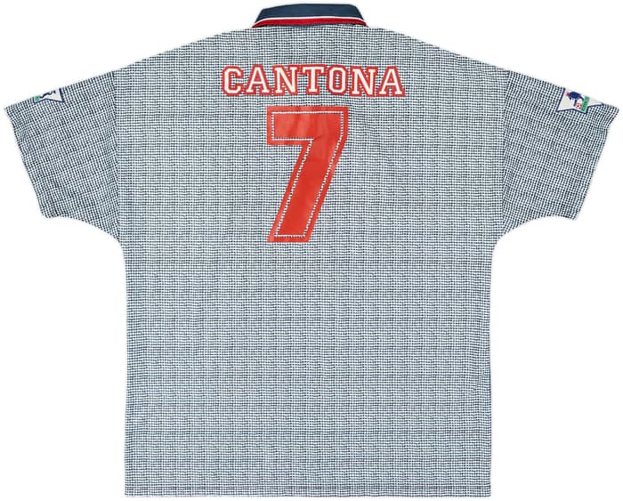 1995-96 Manchester United Away Shirt Cantona #7 - 8/10 - (XL)