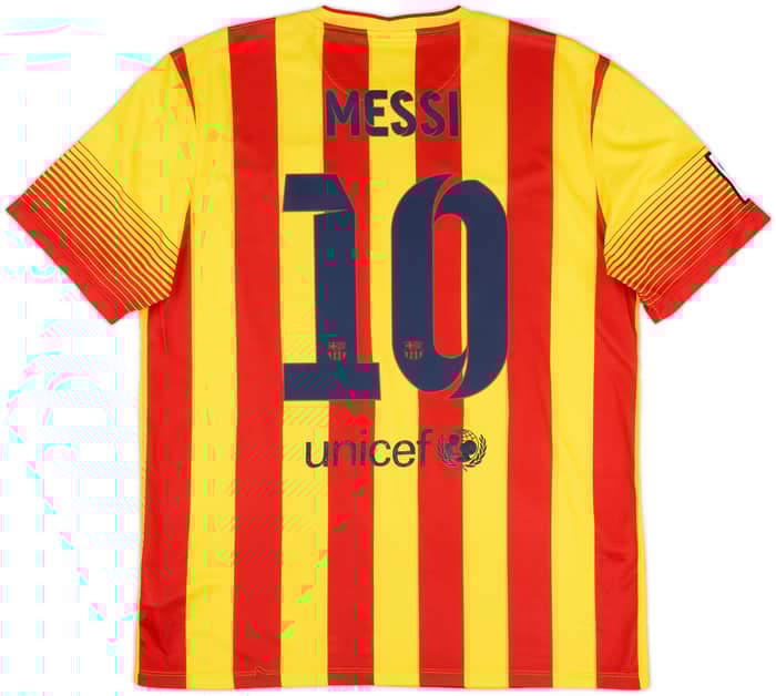 2013-15 Barcelona Away Shirt Messi #10 - 5/10 - (L)