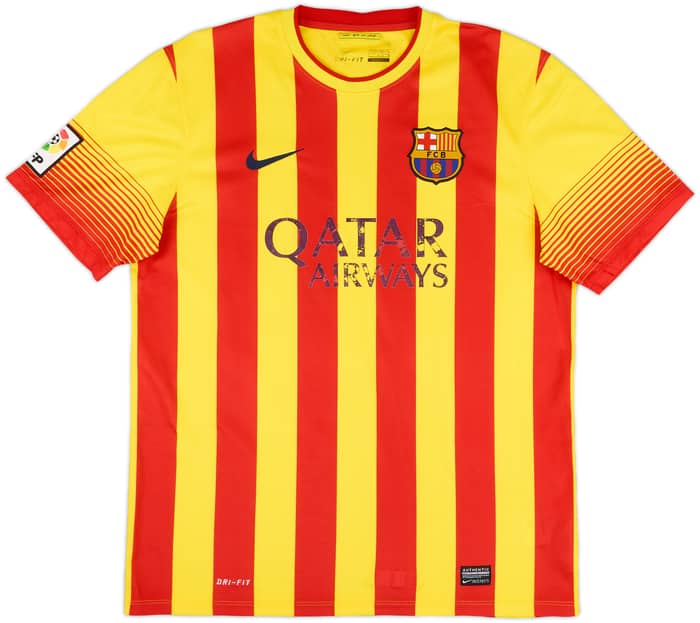 2013-15 Barcelona Away Shirt Messi #10 - 5/10 - (L)