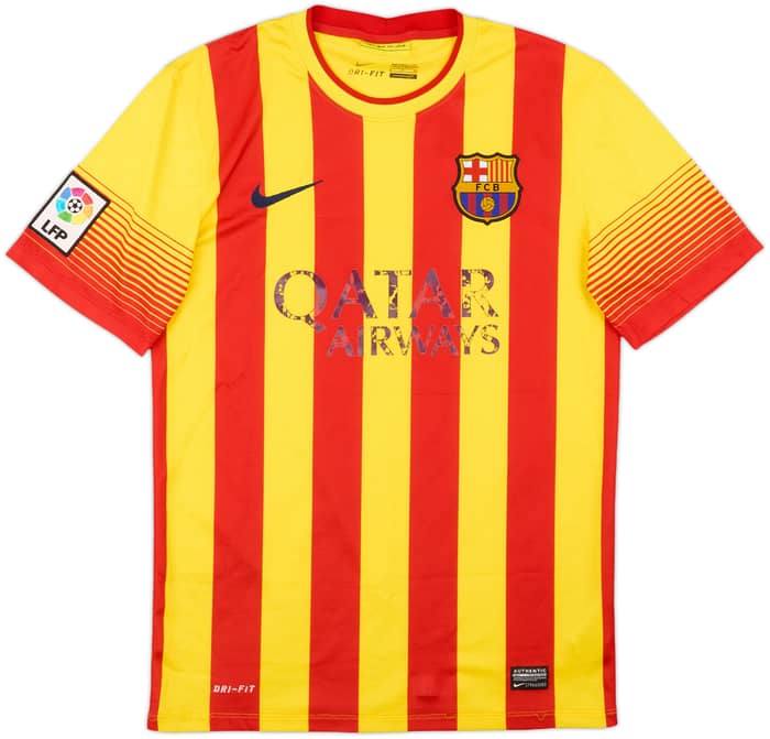 2013-15 Barcelona Away Shirt - 4/10 - (S)