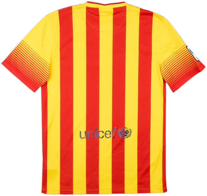 2013-15 Barcelona Away Shirt - 4/10 - (S)