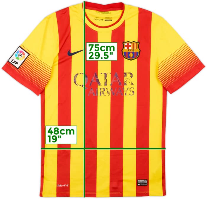 2013-15 Barcelona Away Shirt - 4/10 - (S)