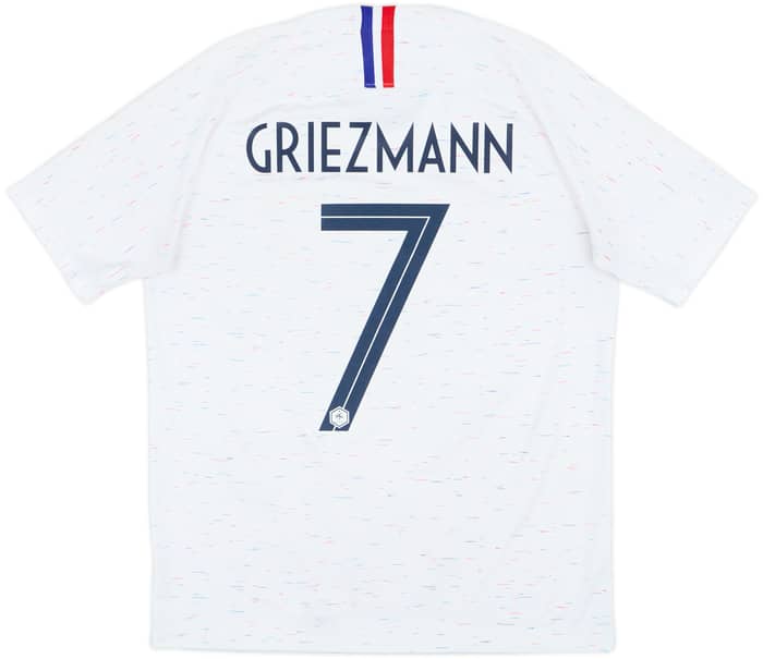 2018 France Away Shirt Griezmann #7 - 8/10 - (M)
