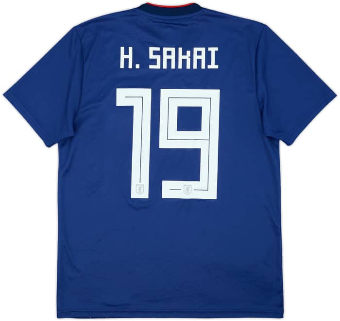2018-19 Japan Home Shirt H. Sakai #19 - 8/10 - (M)