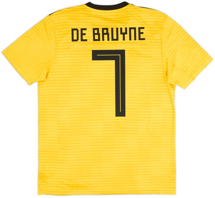 Camiseta de visitante de Bélgica 2018-19 De Bruyne #7 - 8/10 - (L)
