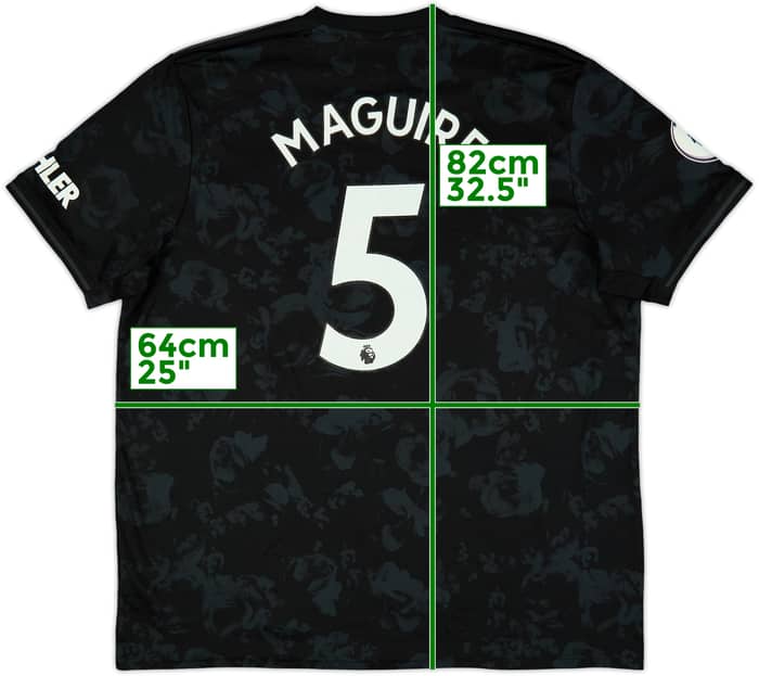 2019-20 Manchester United Third Shirt Maguire #5 - 5/10 - (XXL)