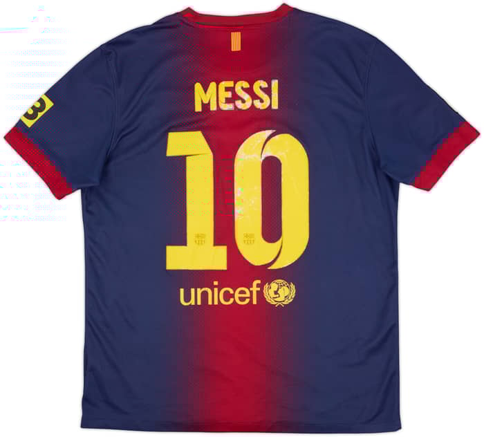 2012-13 Barcelona Home Shirt Messi #10 - 4/10 - (L)