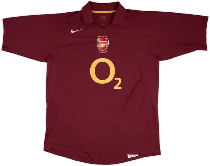 2005-06 Arsenal Home Shirt Henry #14 - 8/10 - (L)