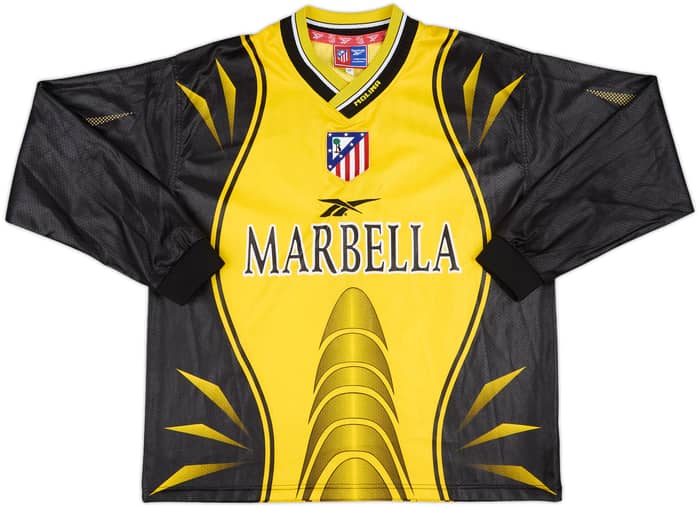1998-99 Atletico Madrid GK Shirt Molina #1 - 9/10 - (M)