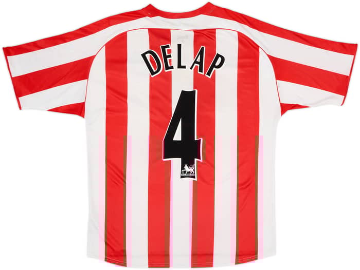 2005-07 Sunderland Home Shirt Delap #4 - 6/10 - (M)
