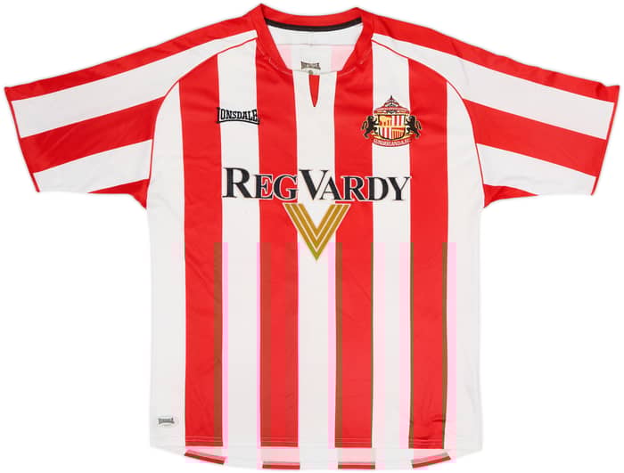 2005-07 Sunderland Home Shirt Delap #4 - 6/10 - (M)