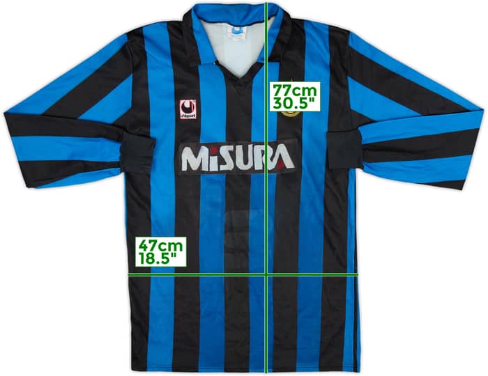 1990-91 Inter Milan Home L/S Shirt - 4/10 - (L)