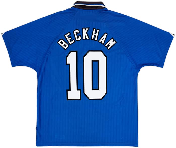 1996-98 Manchester United Third Shirt Beckham #10 - 8/10 - (L)