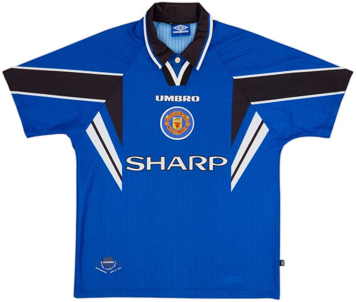 1996-98 Manchester United Third Shirt Beckham #10 - 8/10 - (L)