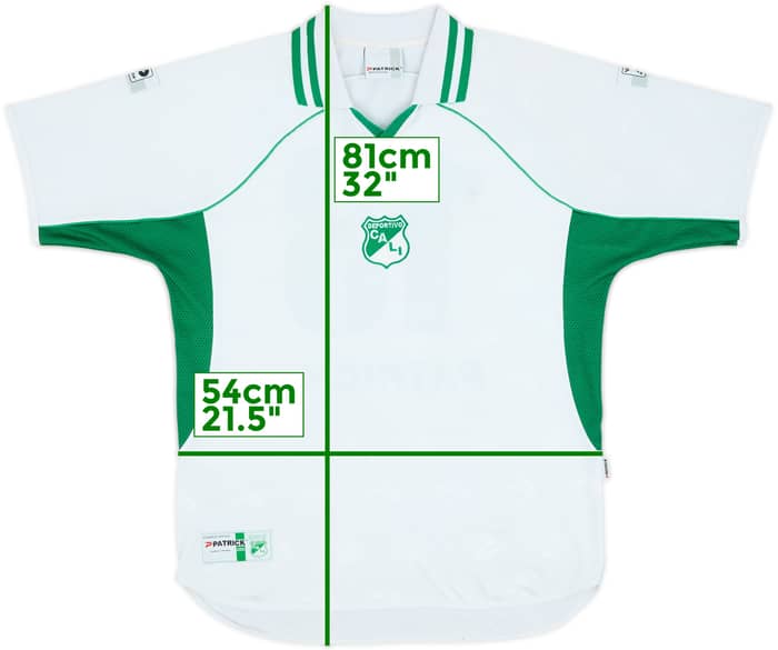 2002 Deportivo Cali Away Shirt #13 - 7/10 - (L)