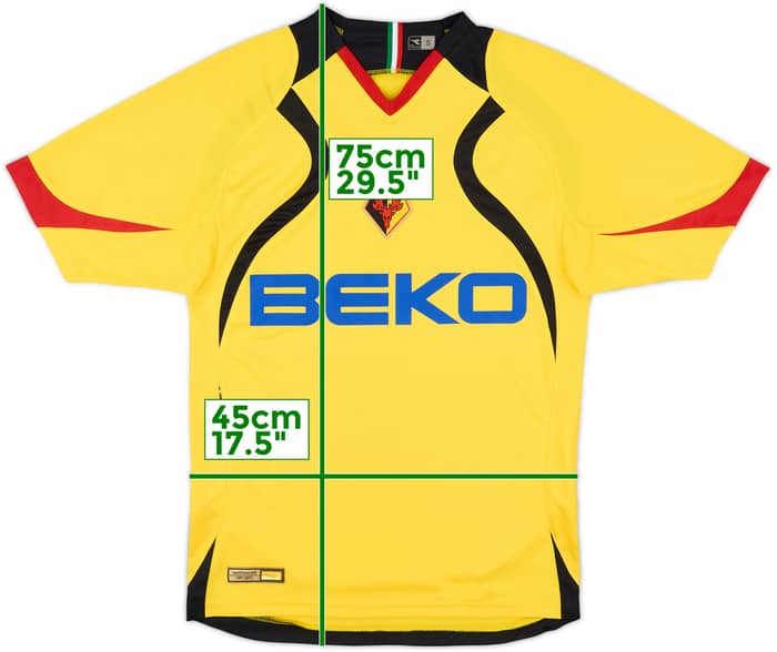 2007-08 Watford Home Shirt - 8/10 - (S)