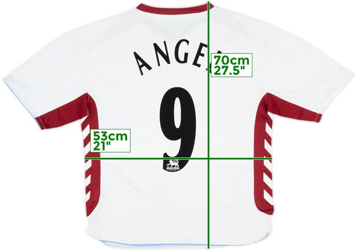 2006-07 Aston Villa Away Shirt Angel #9 - 7/10 - (L)