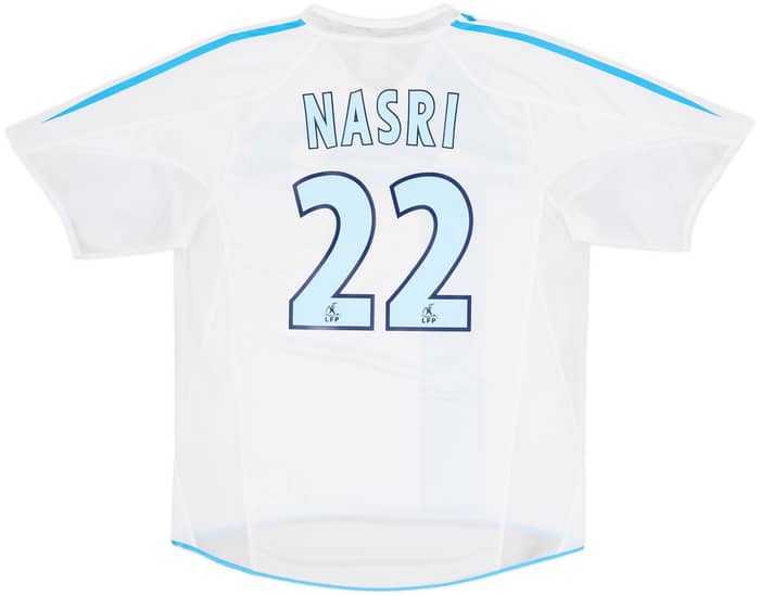 2004-05 Olympique Marseille Home Shirt Nasri #22 - 9/10 - (M)