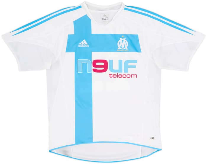 2004-05 Olympique Marseille Home Shirt Nasri #22 - 9/10 - (M)