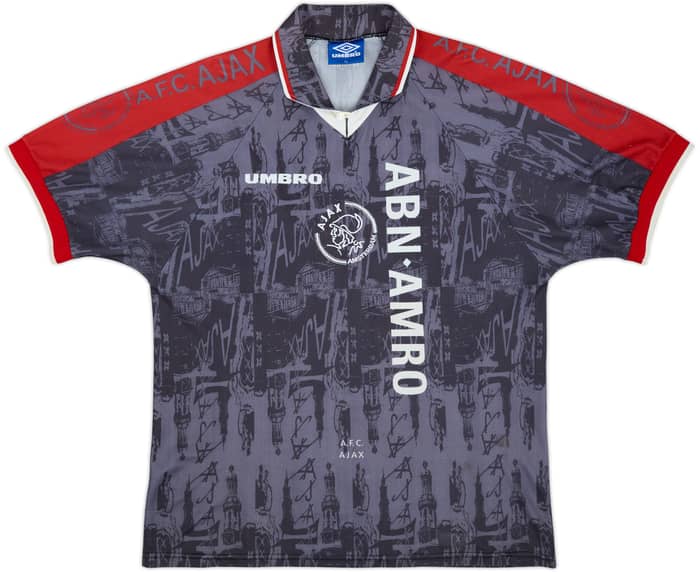 1996-97 Ajax Camiseta Visitante Kluivert #9 - 8/10 - (XL)