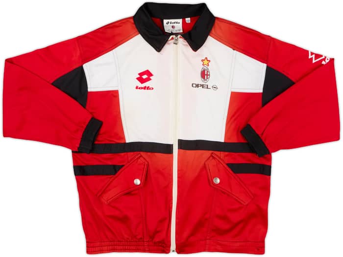 1994-96 AC Milan Lotto Track Jacket - 4/10 - (XL.Boys)