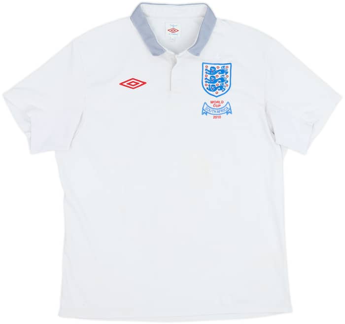 2009-10 England 'South Africa' Umbro Polo Shirt - 4/10 - (L)