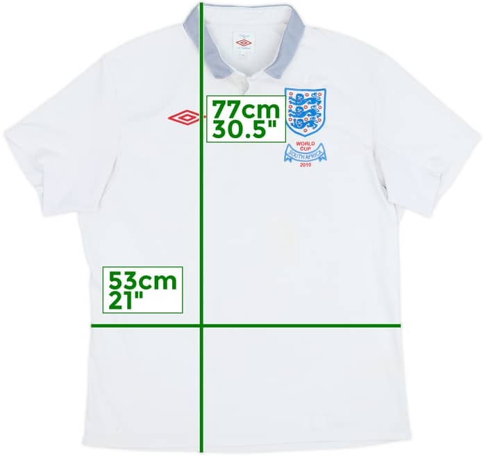 2009-10 England 'South Africa' Umbro Polo Shirt - 4/10 - (L)