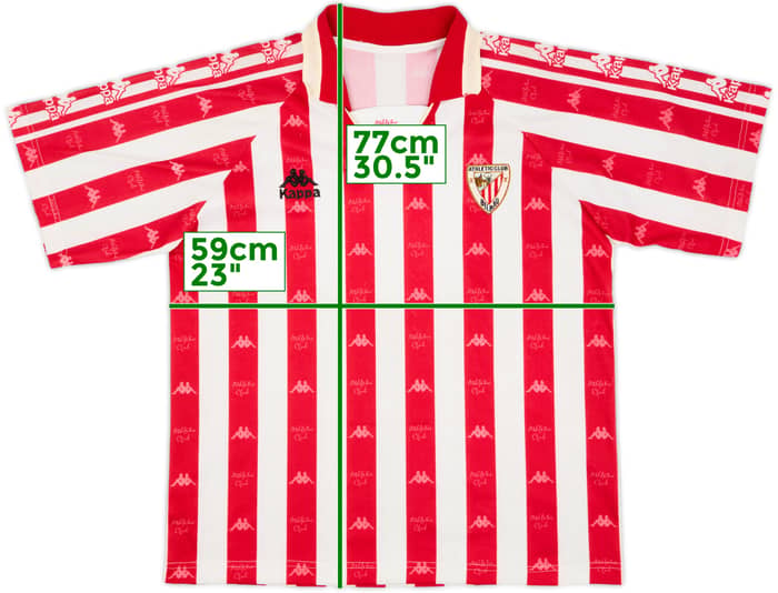 1995-97 Athletic Bilbao Home Shirt - 5/10 - (XL)
