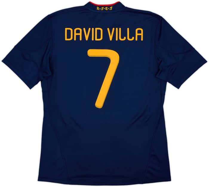 2010-11 Spain Away Shirt David Villa #7 - 6/10 - (L)