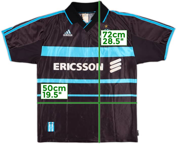 1999-00 Olympique Marseille Third Shirt - 6/10 - (S)