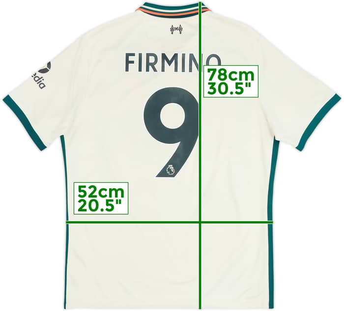 2021-22 Liverpool Away Shirt Firmino #9 - 8/10 - (L)