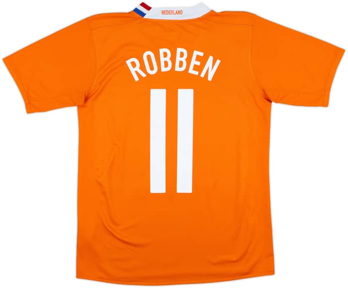 2008-10 Netherlands Home Shirt Robben #11 - 8/10 - (XL.Boys)