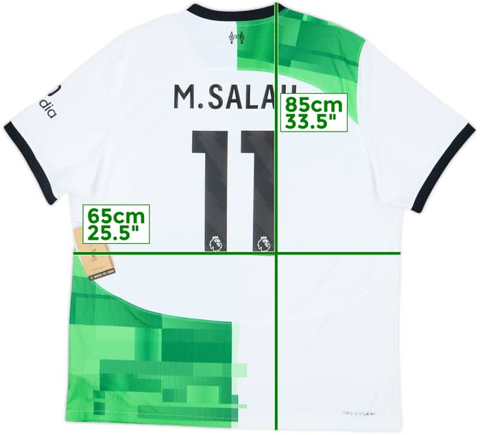 2023-24 Liverpool Authentic Away Shirt M.Salah #11 (XXL)