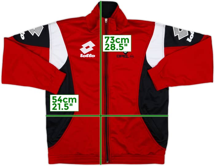1994-95 AC Milan Lotto Track Jacket - 6/10 - (L)
