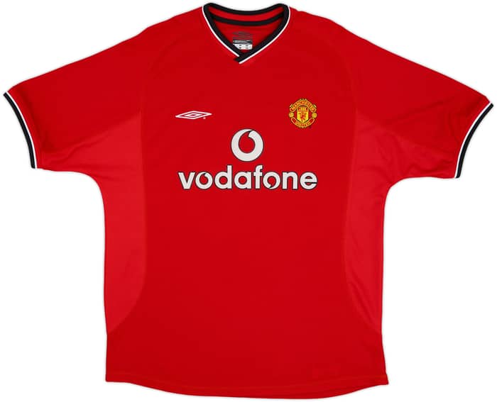 2000-02 Manchester United Home Shirt Keane #16 - 8/10 - (L)