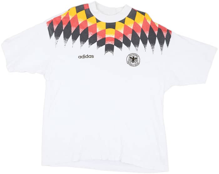 1994-96 Germany adidas Cotton Tee - 6/10 - (L)