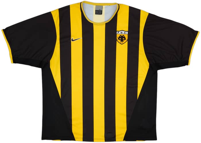 2002-04 AEK Athens Basic Home Shirt - 9/10 - (XL)