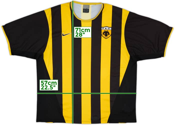 2002-04 AEK Athens Basic Home Shirt - 9/10 - (XL)