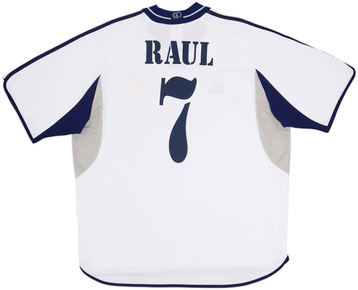 2000-01 Real Madrid Camiseta Titular Raul #7 - 7/10 - (XL)