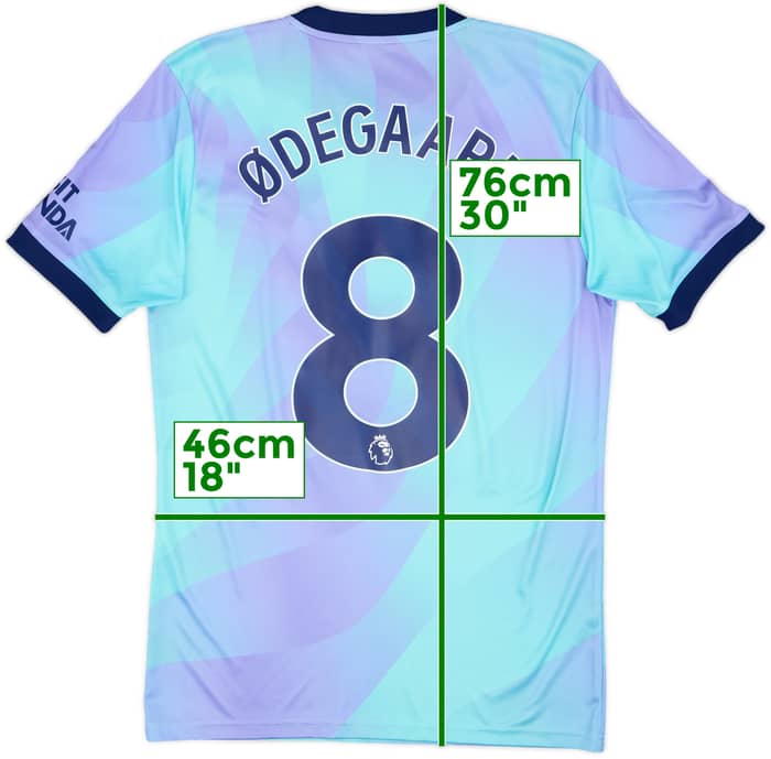 2024-25 Arsenal adidas Third Shirt Odegaard #8 - 10/10 - (S)