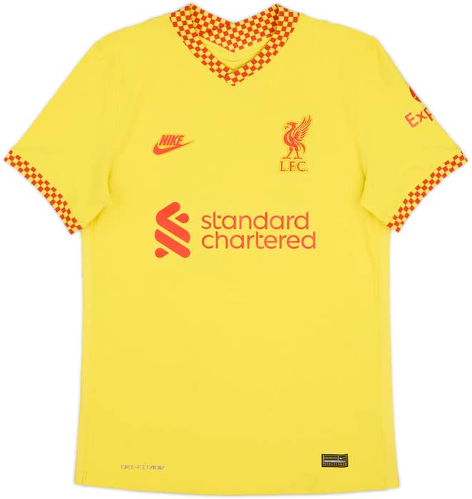 2021-22 Liverpool Authentic Third Shirt M.Salah #11 - 7/10 - (S)