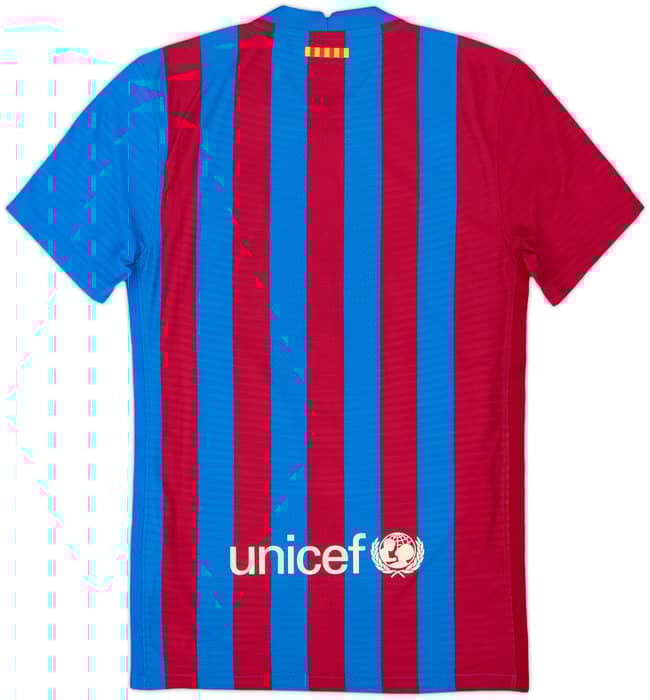 2021-22 Barcelona Authentic Home Shirt - 10/10 - (XS)