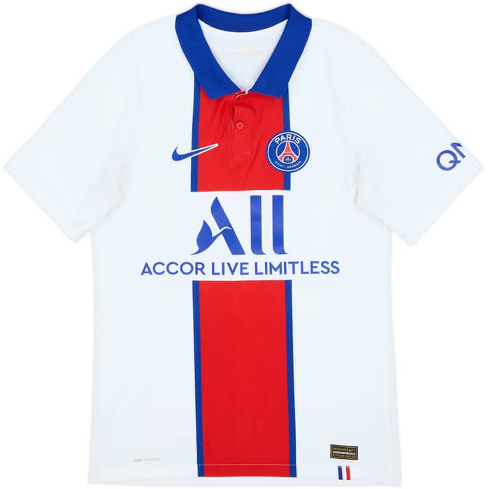2020-21 Paris Saint-Germain Authentic Away Shirt Mbappe #7 - 9/10 - (S)