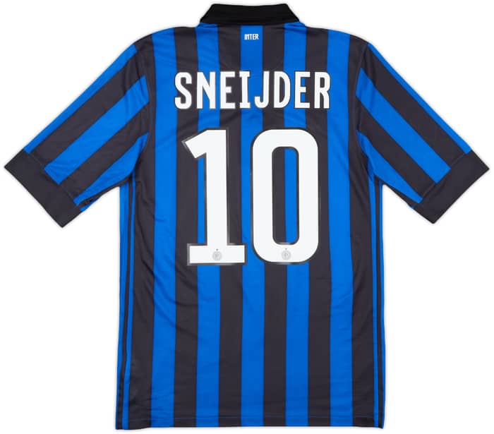 2011-12 Inter Milan Home Shirt Sneijder #10 - 10/10 - (S)