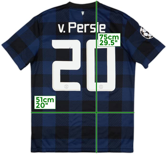 2013-14 Manchester United Away Shirt v.Persie #20 - 6/10 - (M)