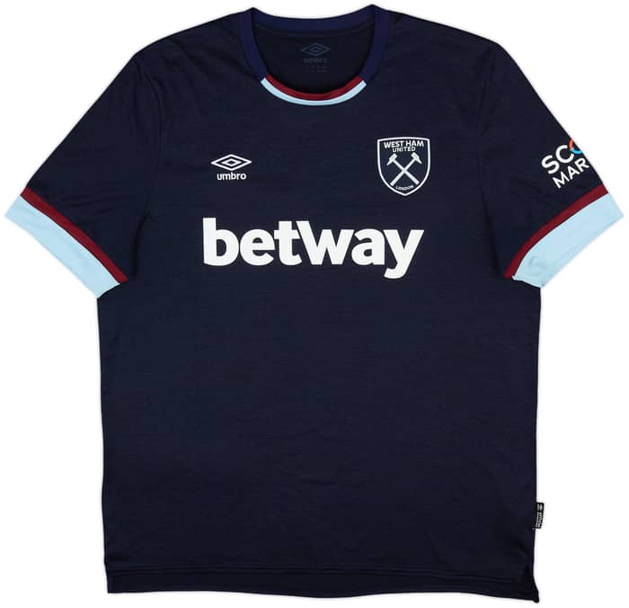 2021-22 West Ham Third Shirt Rice #41 - 9/10 - (XXL)